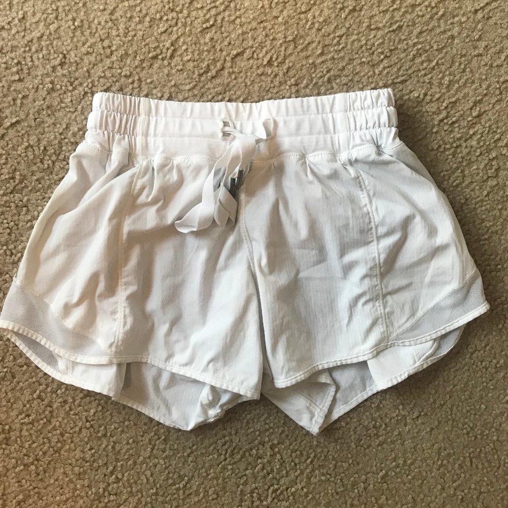 White Hotty Hot Short II Long 4" (tall)
